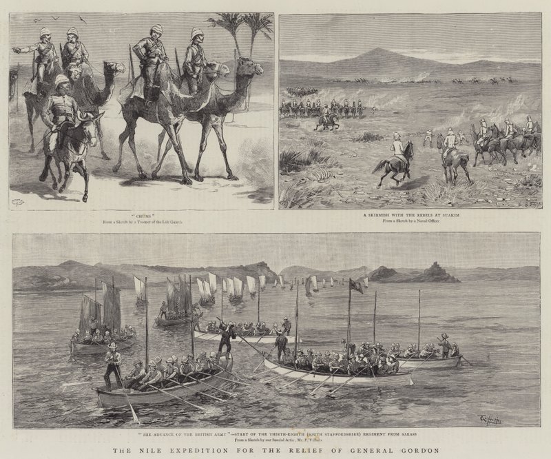 La Expedición del Nilo para el Rescate del General Gordon de Charles Edwin Fripp
