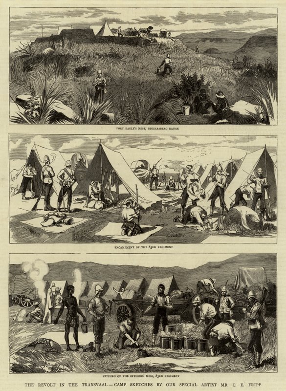 La revuelta en el Transvaal de Charles Edwin Fripp