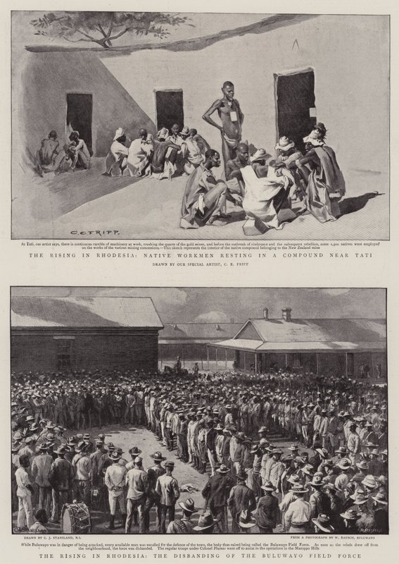 El Levantamiento en Rodesia de Charles Edwin Fripp