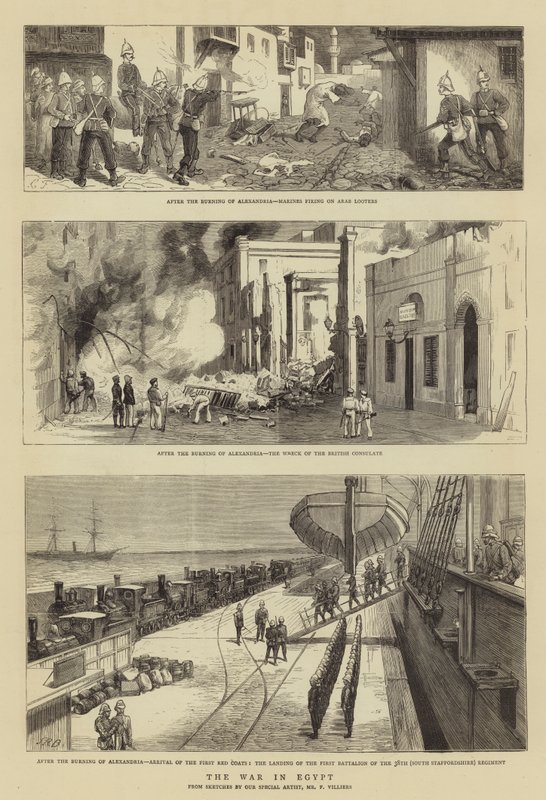 La guerra en Egipto de Charles Edwin Fripp
