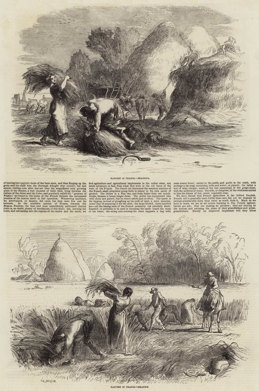 Agricultura en Francia de Charles Emile Jacque