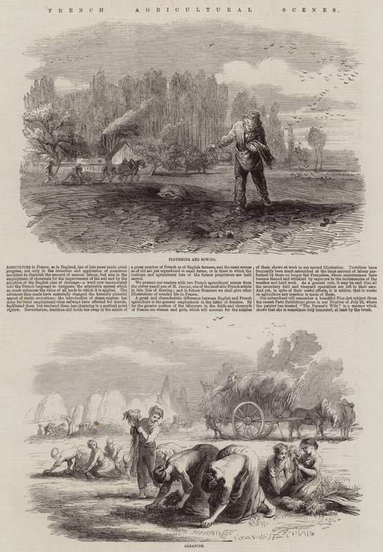 Escenas Agrícolas Francesas de Charles Emile Jacque