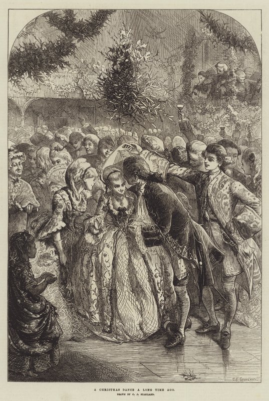 Un baile de Navidad hace mucho tiempo de Charles J. Staniland