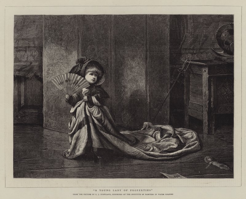 Una joven dama de propiedades de Charles J. Staniland