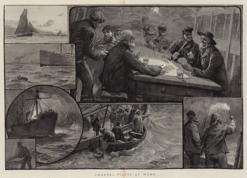 Pilotos de Canal en el Trabajo de Charles J. Staniland
