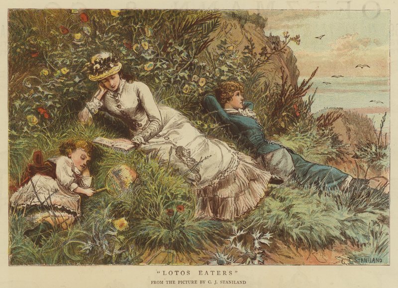 Comedores de lotos de Charles J. Staniland