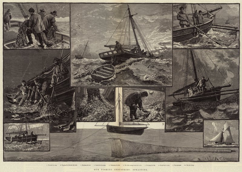 Nuestras industrias pesqueras, pesca de arenques de Charles J. Staniland