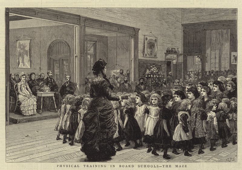 Entrenamiento físico en las escuelas, el laberinto de Charles J. Staniland