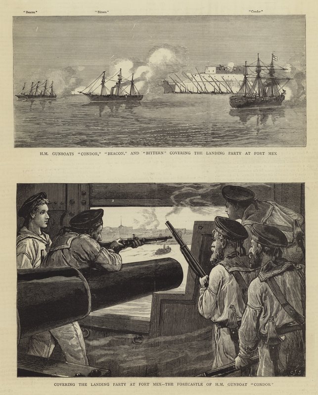 El bombardeo de Alejandría de Charles J. Staniland