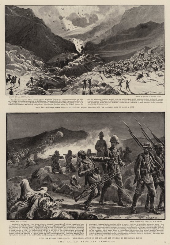 Los problemas en la frontera india de Charles J. Staniland