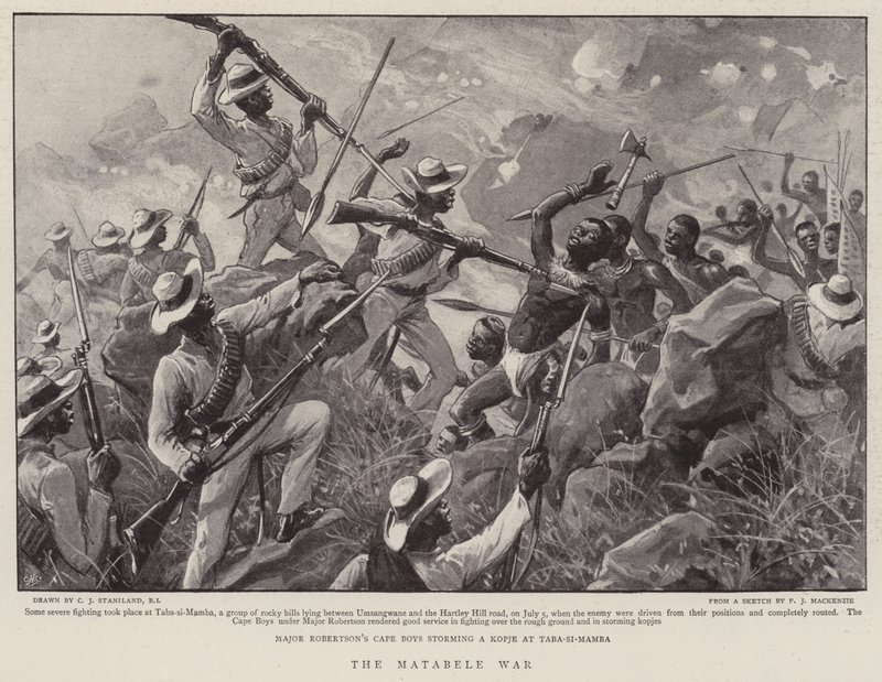 La guerra de Matabele de Charles J. Staniland
