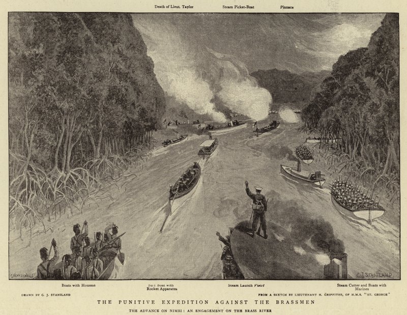 La expedición punitiva contra los Brassmen de Charles J. Staniland