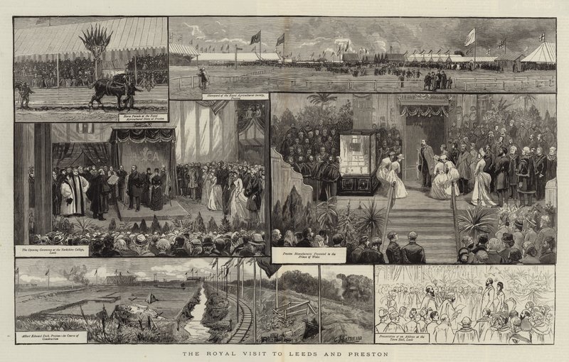La visita real a Leeds y Preston de Charles J. Staniland