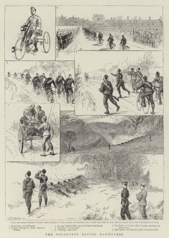 Las maniobras voluntarias de Pascua de Charles J. Staniland