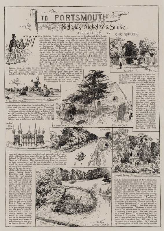 A Portsmouth con Nicholas Nickleby y Smike de Charles J. Staniland