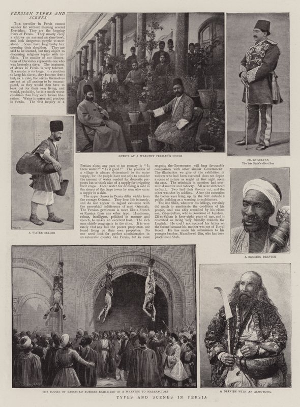 Tipos y escenas en Persia de Charles J. Staniland