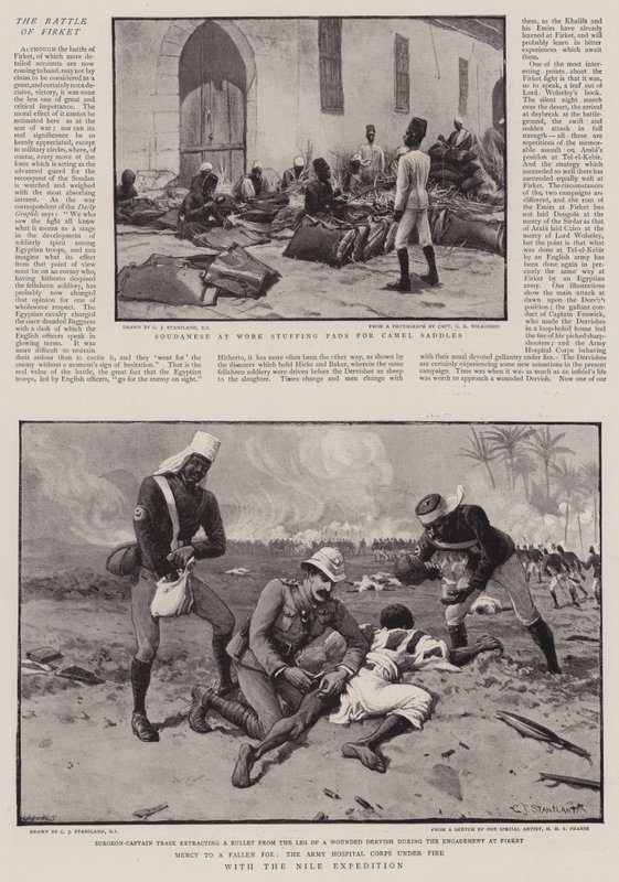 Con la expedición del Nilo de Charles J. Staniland
