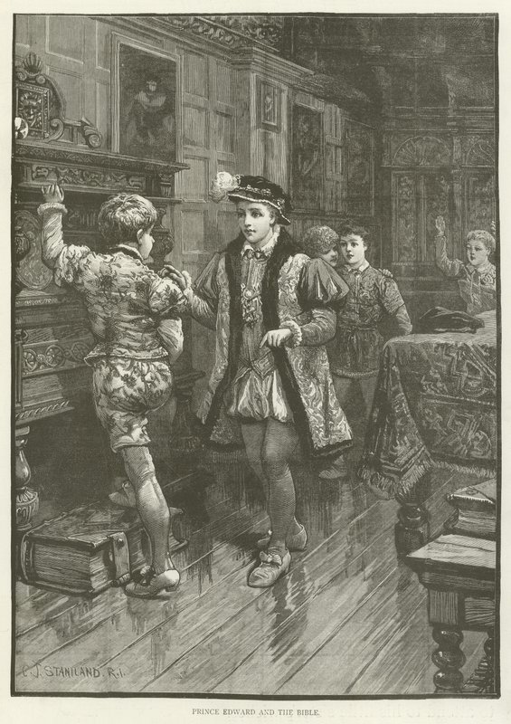 El Príncipe Eduardo y la Biblia de Charles James Richardson