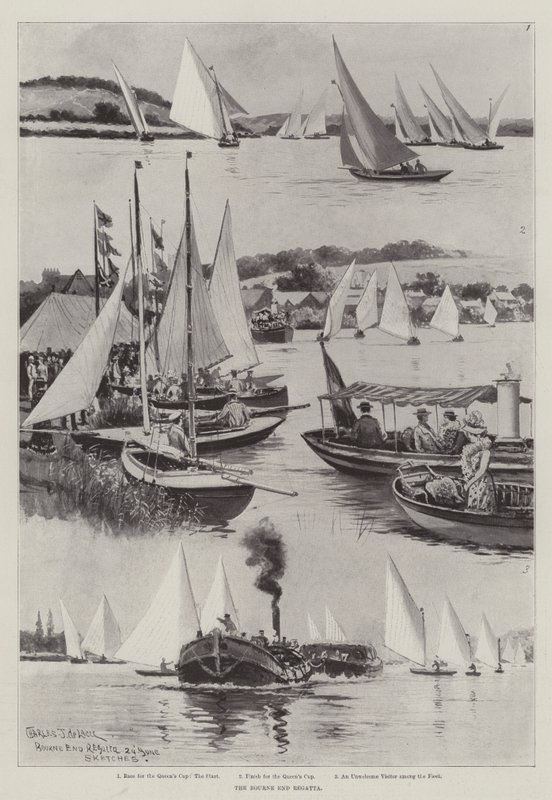 La Regata de Bourne End de Charles John de Lacy