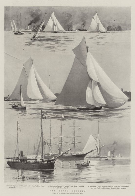 La regata de Cowes de Charles John de Lacy