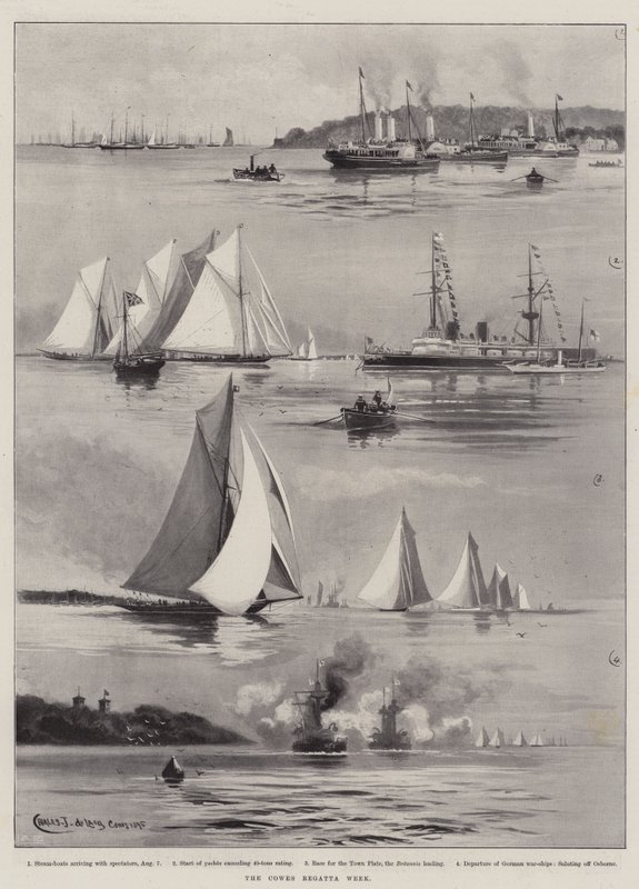 La semana de la regata de Cowes de Charles John de Lacy