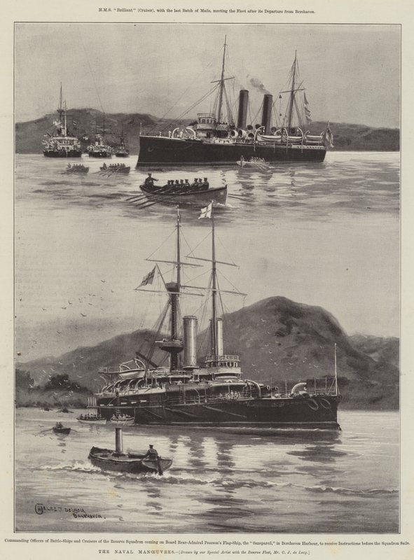 Las maniobras navales de Charles John de Lacy