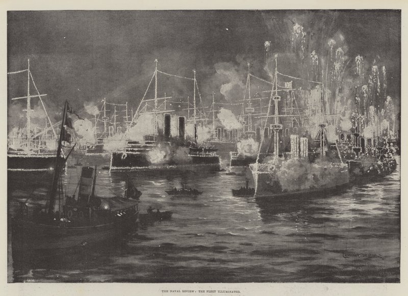 La Revista Naval, la Flota Iluminada de Charles John de Lacy