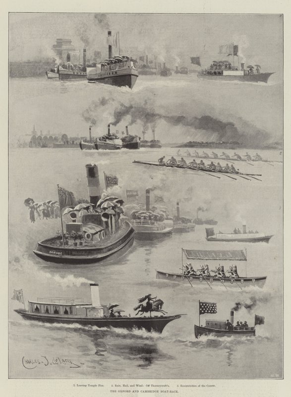 La regata de Oxford y Cambridge de Charles John de Lacy
