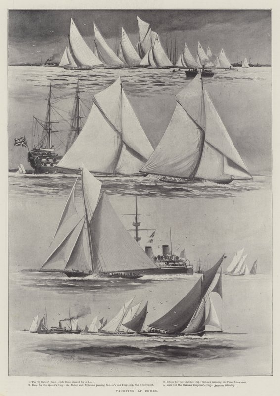 Navegando en Cowes de Charles John de Lacy