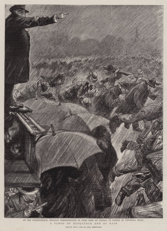 Un torrente de elocuencia y de lluvia de Charles Paul Renouard