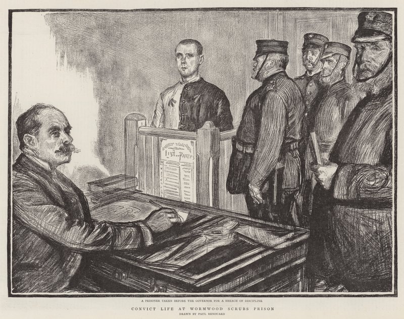 Vida de convicto en la prisión de Wormwood Scrubs de Charles Paul Renouard