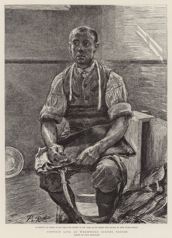 Vida de convicto en la prisión de Wormwood Scrubs de Charles Paul Renouard