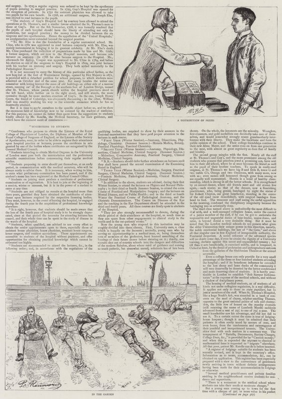 Estudiantes de medicina trabajando de Charles Paul Renouard