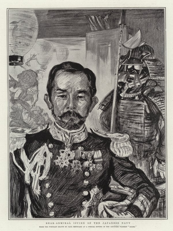 Vicealmirante Ijuien de la Armada Japonesa de Charles Paul Renouard