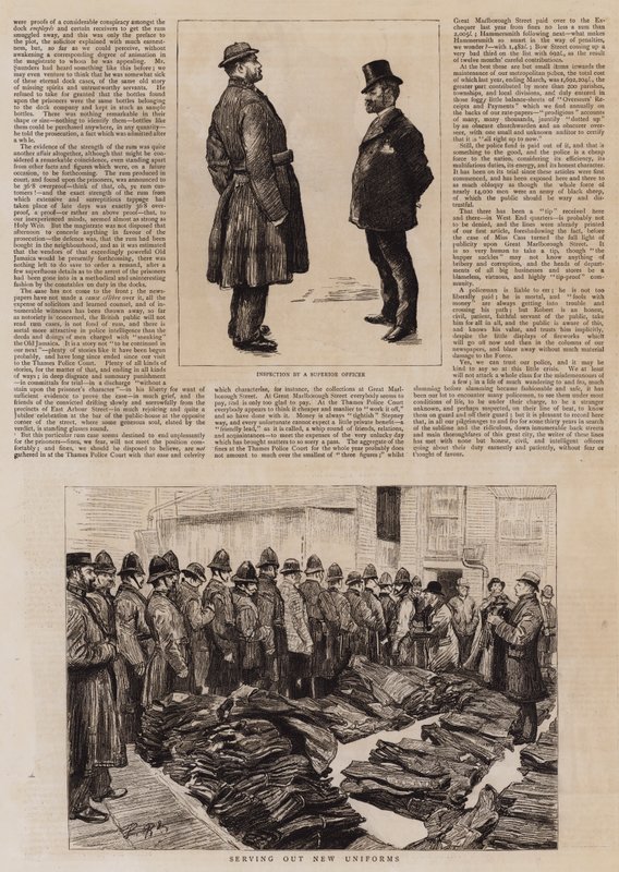 Bocetos en los Tribunales de Policía de Londres de Charles Paul Renouard
