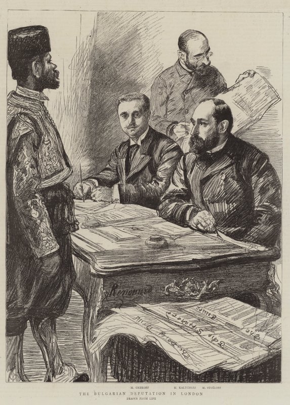 La delegación búlgara en Londres de Charles Paul Renouard