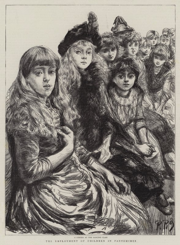 El empleo de niños en pantomimas de Charles Paul Renouard
