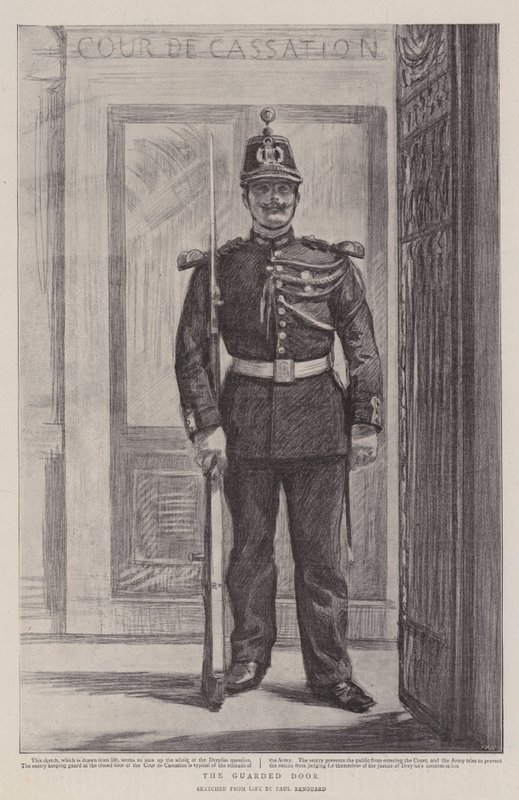 La puerta custodiada de Charles Paul Renouard