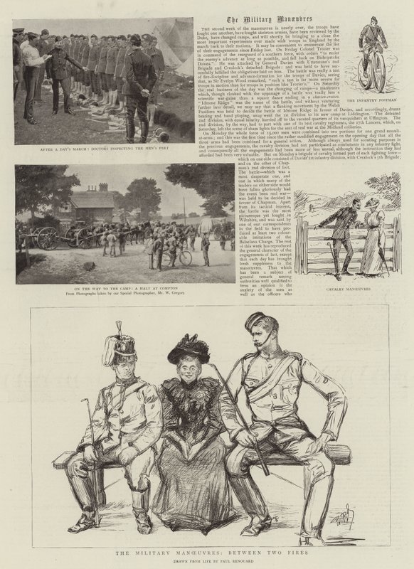 Las Maniobras Militares de Charles Paul Renouard