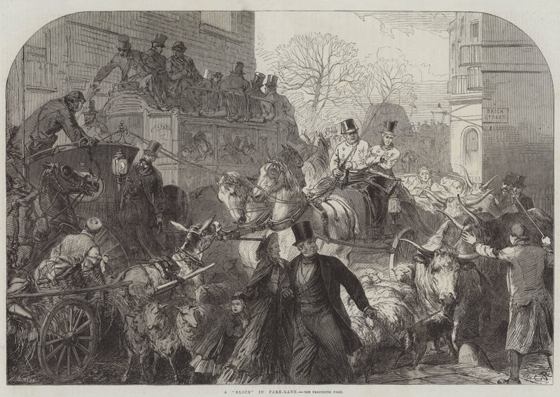 Un bloque en Park-Lane de Sir John Charles Robinson