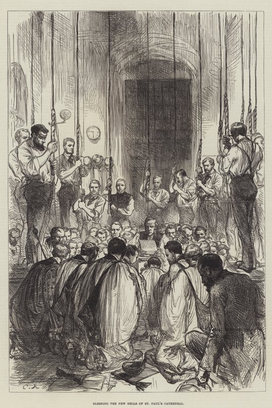 Bendición de las nuevas campanas de la Catedral de San Pablo de Sir John Charles Robinson