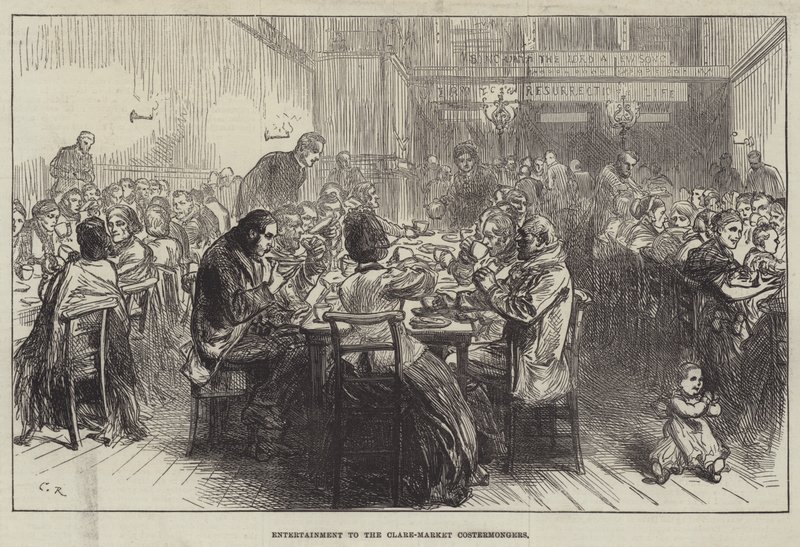 Entretenimiento para los costermongers de Clare-Market de Sir John Charles Robinson