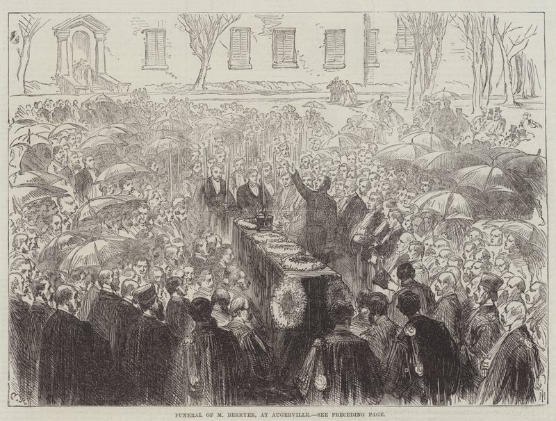 Funeral de M Berryer, en Augerville de Sir John Charles Robinson