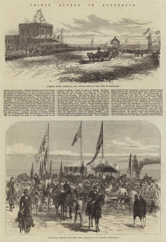 El Príncipe Alfredo en Australia de Sir John Charles Robinson