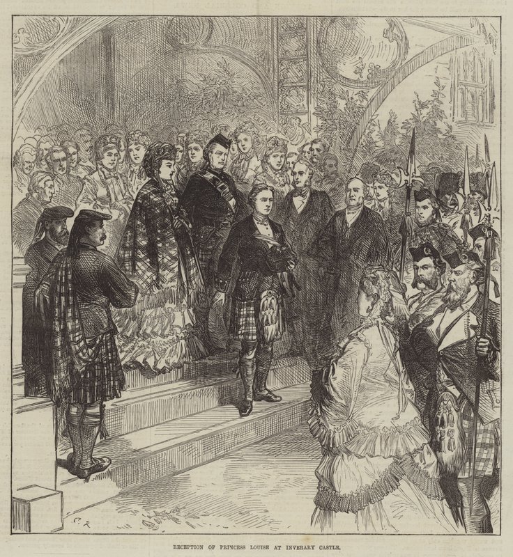 Recepción de la Princesa Luisa en el Castillo de Inverary de Sir John Charles Robinson