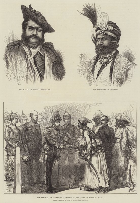Visita real a India de Sir John Charles Robinson