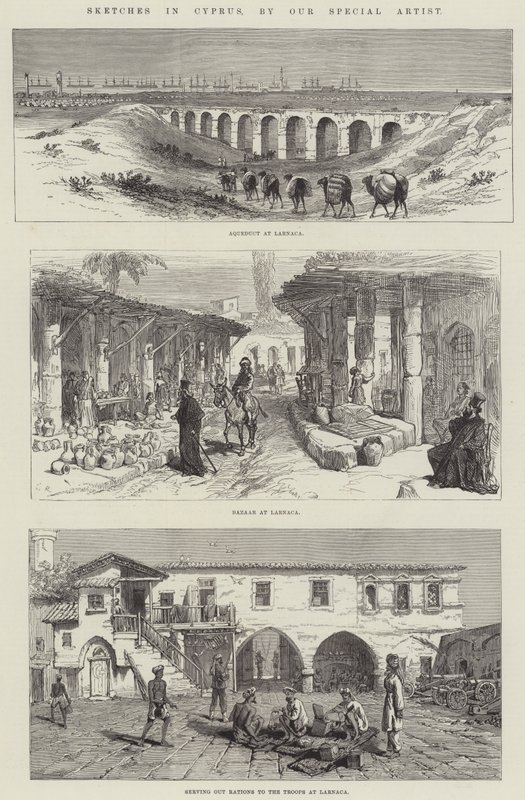 Bocetos en Chipre de Sir John Charles Robinson