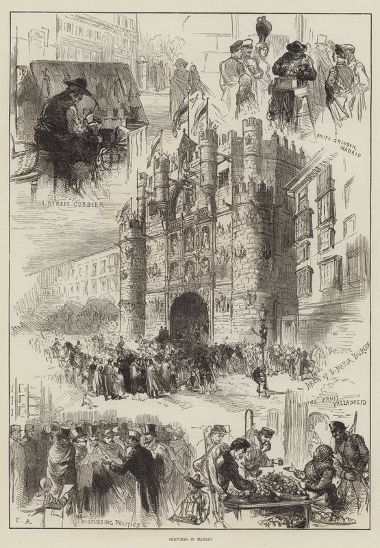 Bocetos en Madrid de Sir John Charles Robinson