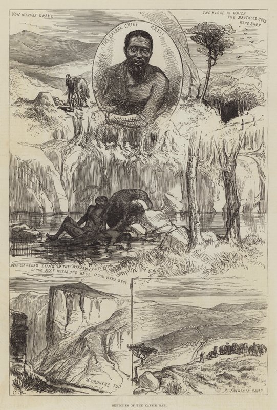 Bocetos de la Guerra Kaffir de Sir John Charles Robinson