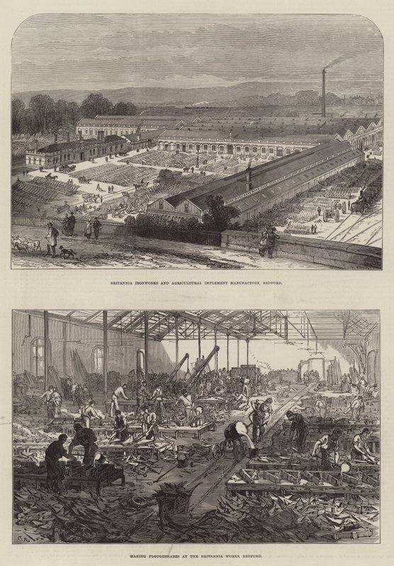 Las obras de Britannia en Bedford de Sir John Charles Robinson